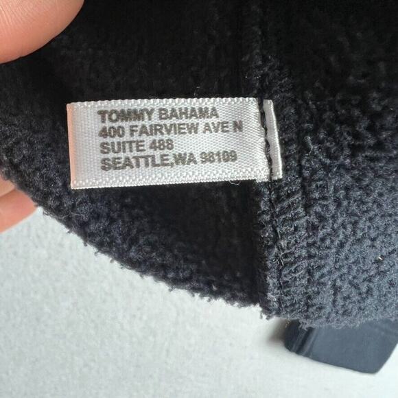 Tommy Bahama Knit Sweater Mens Large Blue Football Seattle Seahawks Mens Zip - Picture 6 of 11